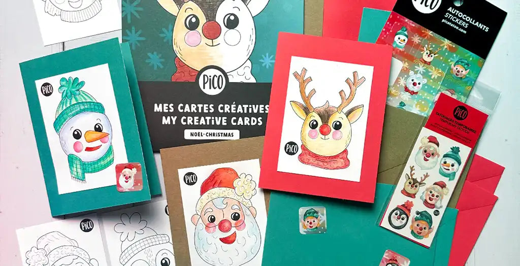 Cartes de souhaits créatives par PiCO