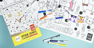 GRANDE ANNONCE - Nouveaux coloriages géants