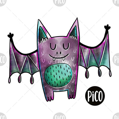 Tatouages temporaires en vrac La chauve-souris par PiCO Tatouages temporaires. Design réalisé au Québec. / Bulk temporary tattoos The bat by PiCO Temporary Tattoos. Design made in Canada.