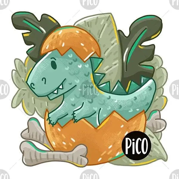 Tatouages temporaires en vrac de dinosaure par PiCO Tatouages temporaires faits au Québec. / Dinosaur tattoos in bulk by PiCO Tatoo. Made in Quebec.