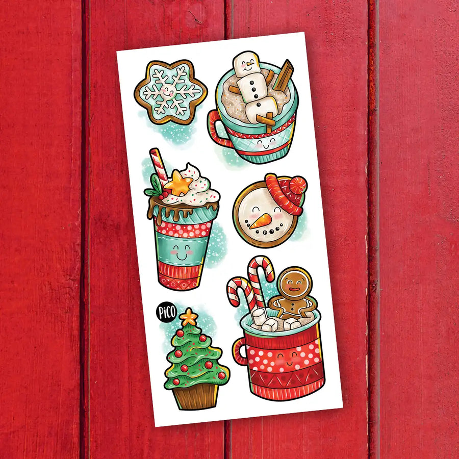Tatouage temporaire chocolats chauds - Hot Chocolate Temporary Tattoo | PiCO Tatoo