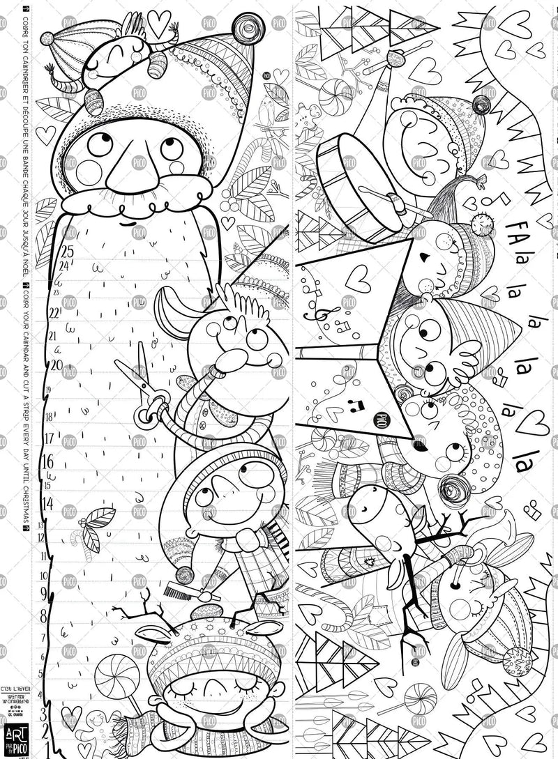 Coloriage géant d&