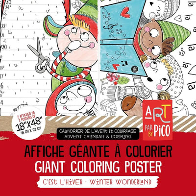 2 Affiches Coloriage Géant Mandala 100x60 Cm - Activité Relaxante Pour Enfants & Adultes | Loisir Créatif, Décoration, Anti-Stress - 11