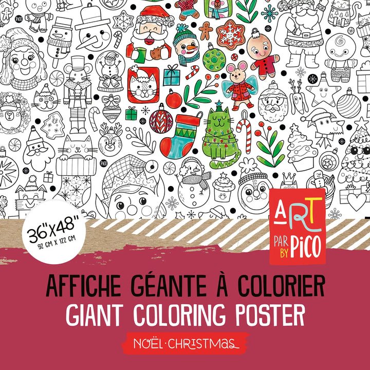 Coloriage géant - Noël