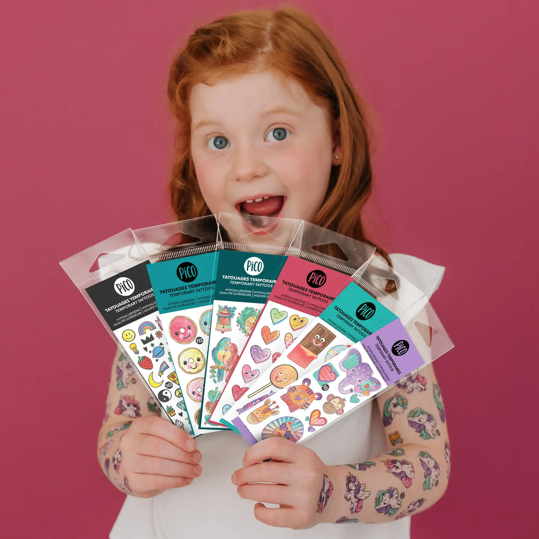 Promo fête de l'Amour -  Ensemble de 6 tatouages