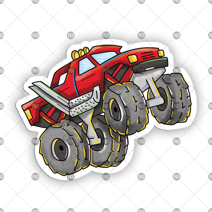 Autocollant en vinyle Monster Truck pour enfants, camion monstre coloré aux grandes roues

Monster Truck vinyl sticker for kids, colorful monster truck with oversized wheels