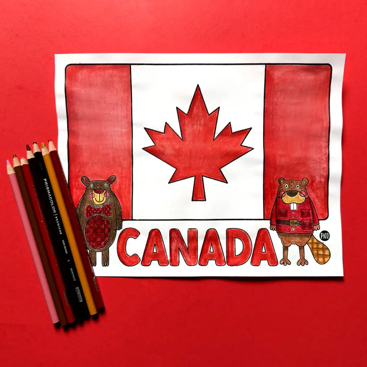 Coloriage gratuit - Go Canada