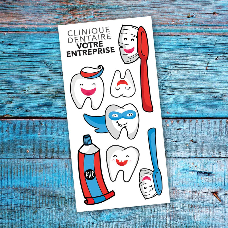 Tatouages à votre image de cabinet de dentiste