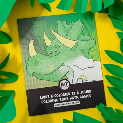 Cahier d'activités et de coloriages pour les fans de dinos