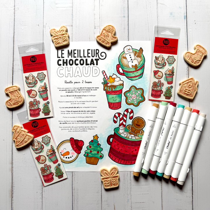 Coloriage gratuit - Le meilleur chocolat chaud