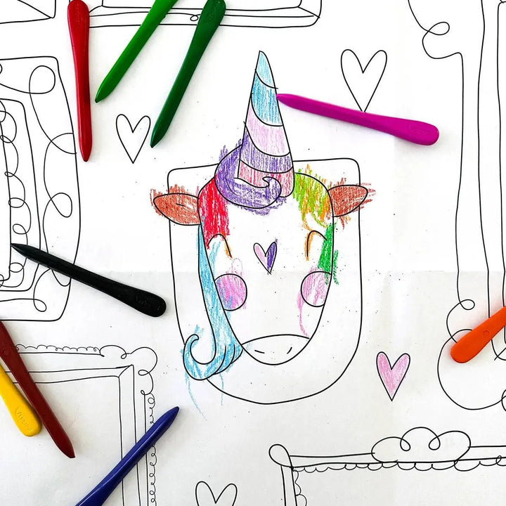 ensemble de 12 crayon de plastiques qui ressemble à des craysons de sire mais en plus performant. Créer par Maped vendu par PICO Tatoo. / set of 12 plastic pencils that look like sire pencils but more efficient. Created by Maped sold by PICO Tatoo.