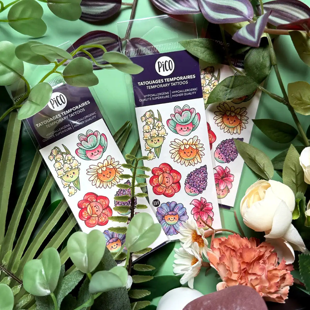 Les filles-fleurs Tatouages temporaires PiCO Tatoo