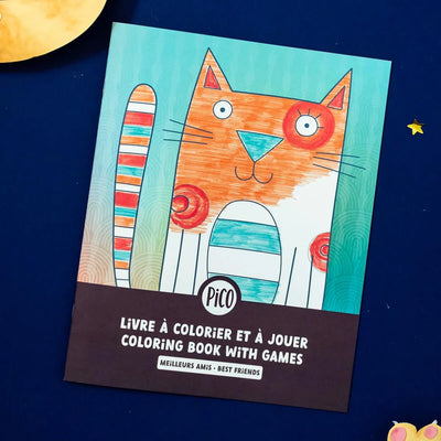 Cahier à colorier pour les amis des chats et des chiens