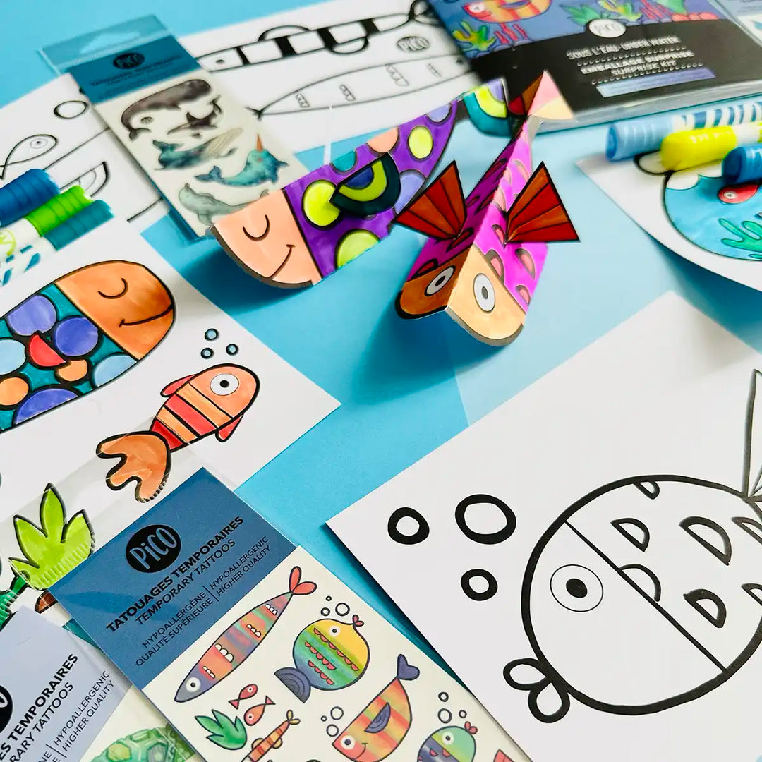 Ensemble surprise - Sous l'eau