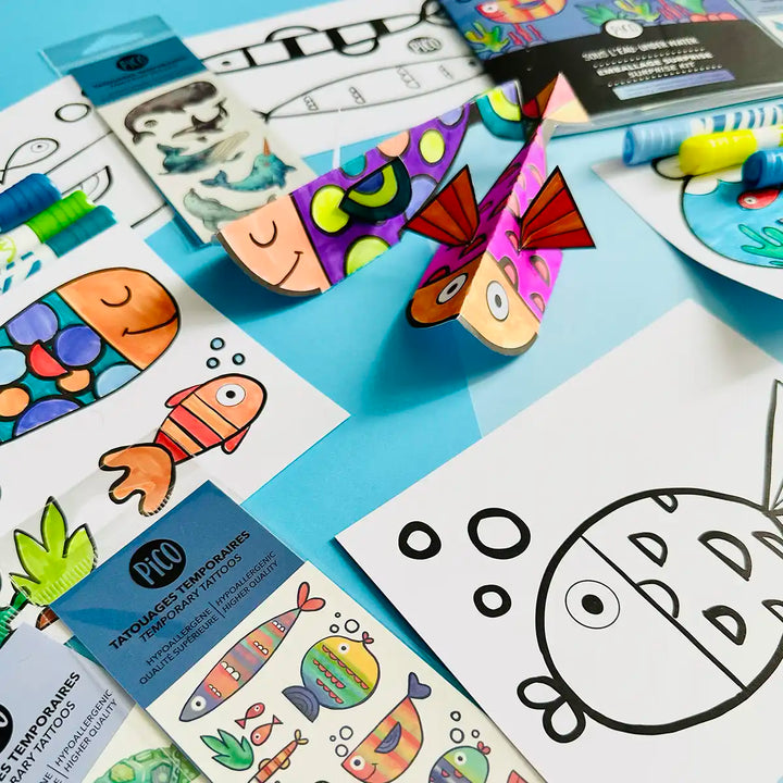 Ensemble surprise - Sous l'eau