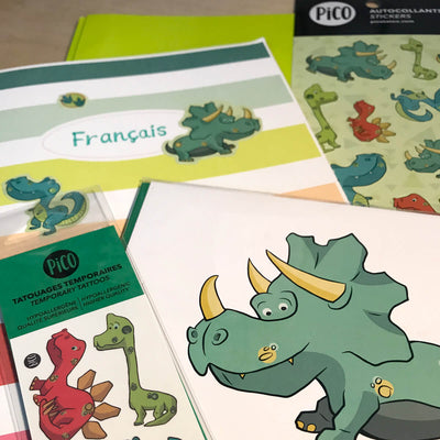 PiCO Tatoo, dinosaurs stickers.