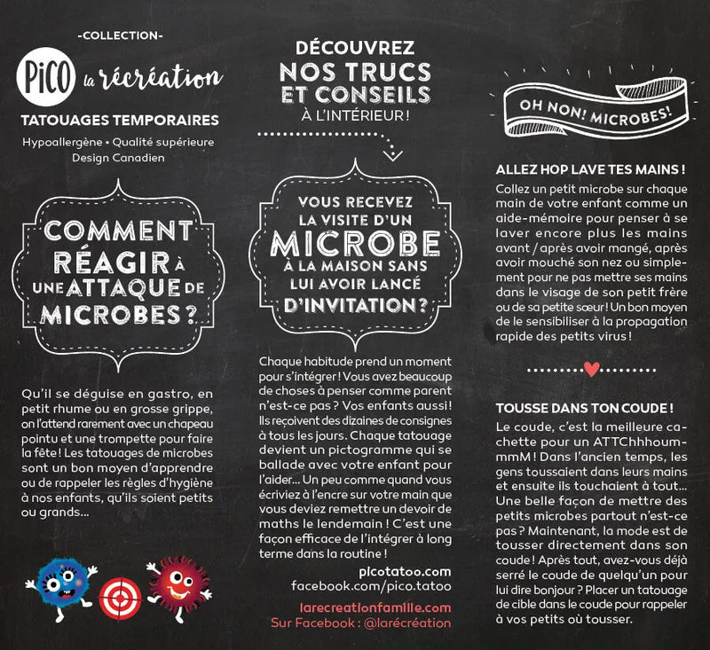PiCO Tatoo-La Récréation/ Les microbes.