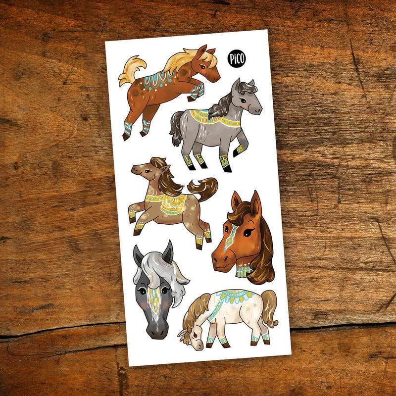 Tatouages temporaires de chevaux par PiCO Tatoo