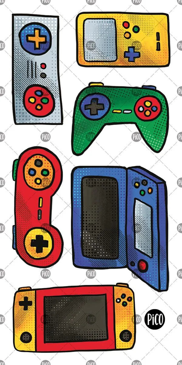 Tattoos de consoles de jeux vidéos par PiCO Tatouages temporaire