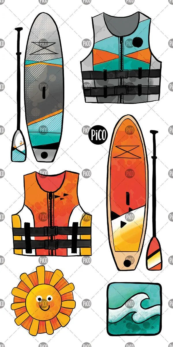 PiCO Tatoo, Temporary tattoos / Paddleboard