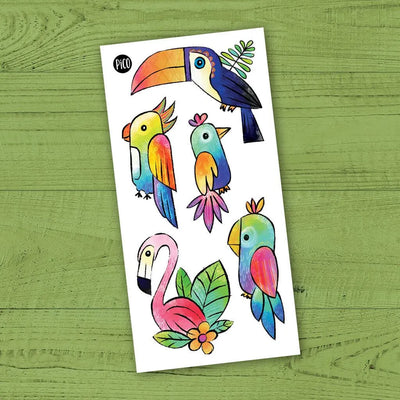 toucan tatouages temporaires PiCO temporary tattoos toucan